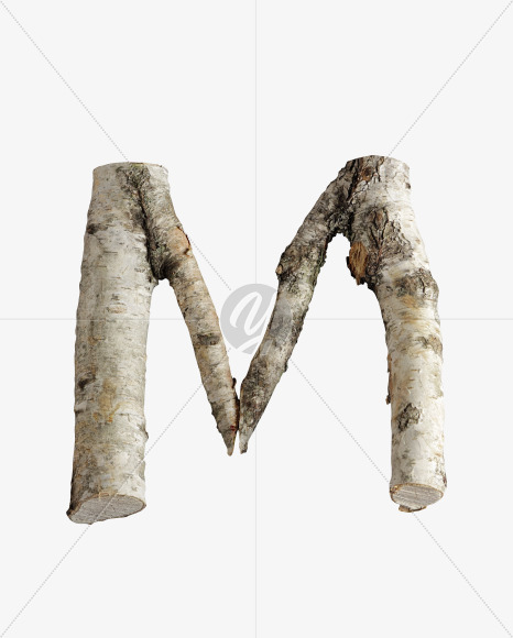 Letter M from Russian soul on Yellow Images Creative Fonts - S41134