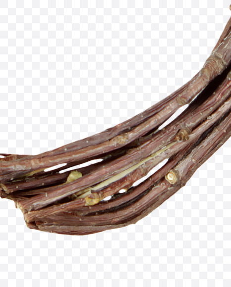 Letter O from Twigs Brown Font on Yellow Images Creative Fonts - S41182