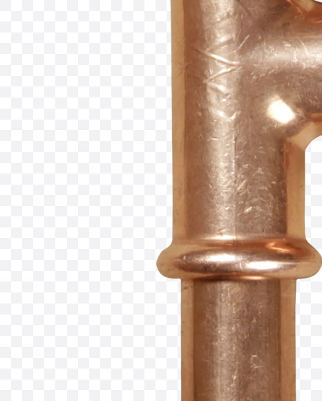 Letter P from Copper Pipe Font on Yellow Images Creative Fonts - S41272