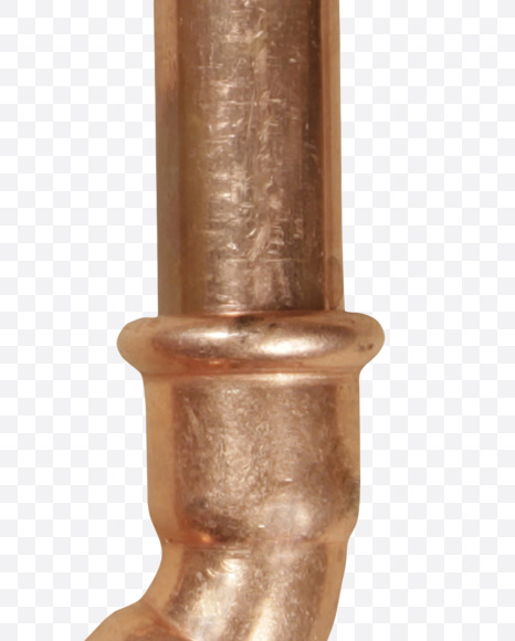 Letter D from Copper Pipe Font on Yellow Images Creative Fonts - S41260