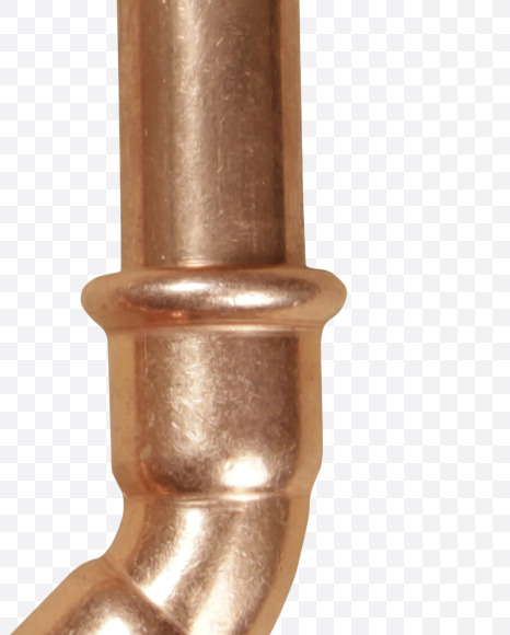 0 from Copper Pipe Font on Yellow Images Creative Fonts - S41292