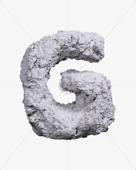 Letter G from Betonis Font on Yellow Images Creative Fonts - S41352