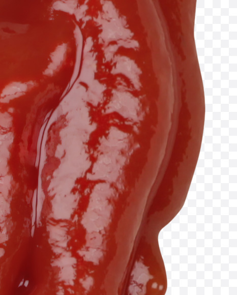 Letter L from More Ketchup Font on Yellow Images Creative Fonts - S41440