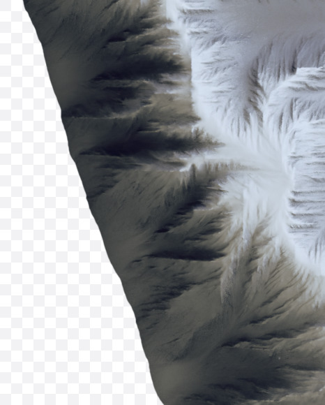 Letter V from Mountain Font on Yellow Images Creative Fonts - S41667