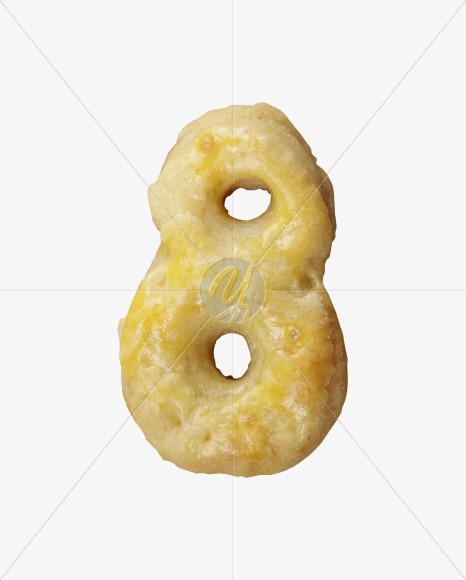 8_done from Cookie Font on Yellow Images Creative Fonts - S41767