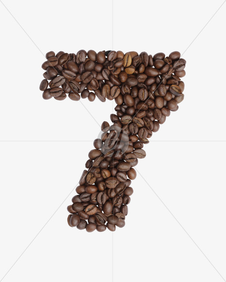 7 from Colombian Coffee Font on Yellow Images Creative Fonts - S41809