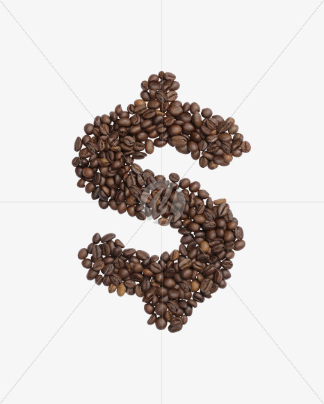 $ from Colombian Coffee Font on Yellow Images Creative Fonts - S41817