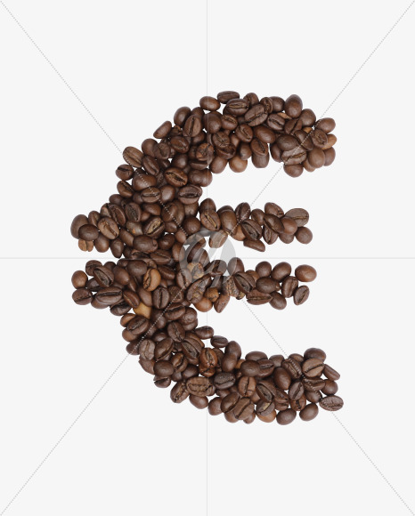 euro from Colombian Coffee Font on Yellow Images Creative Fonts - S41816