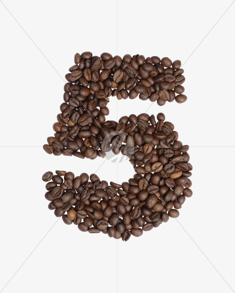 5 from Colombian Coffee Font on Yellow Images Creative Fonts - S41807