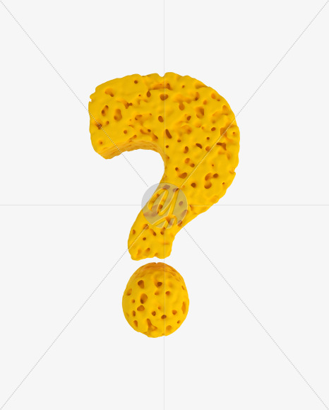 ? from Sponge Font on Yellow Images Creative Fonts - S41951