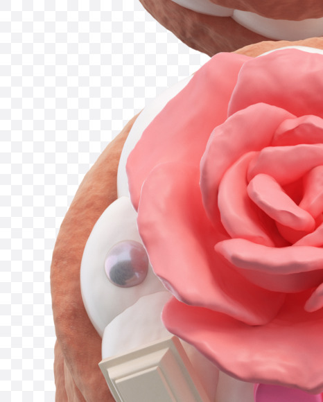 ! from Rose cake Font on Yellow Images Creative Fonts - S42093