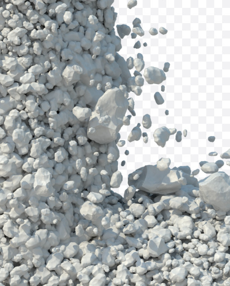 Letter L from Stone Dust Font on Yellow Images Creative Fonts - S42196