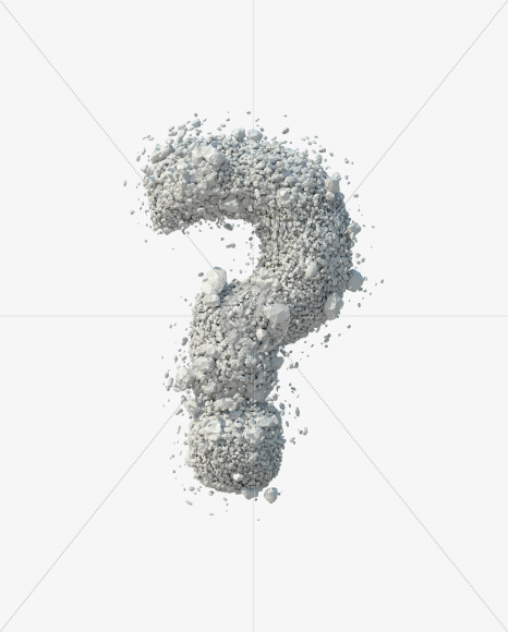 ? from Stone Dust Font on Yellow Images Creative Fonts - S42222