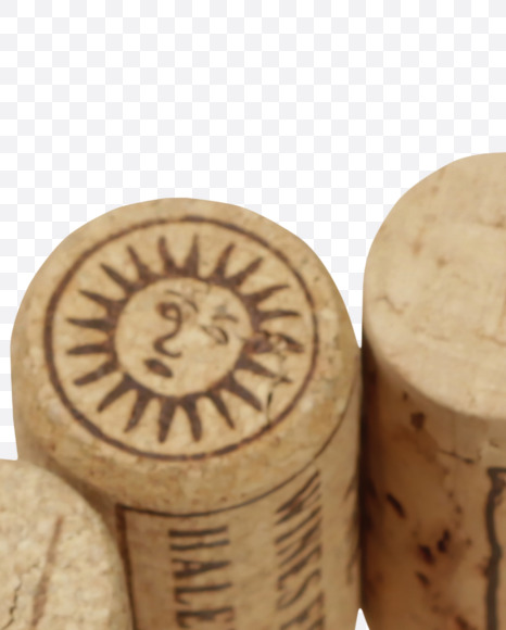 0 from Wine Corks Font on Yellow Images Creative Fonts - S42318