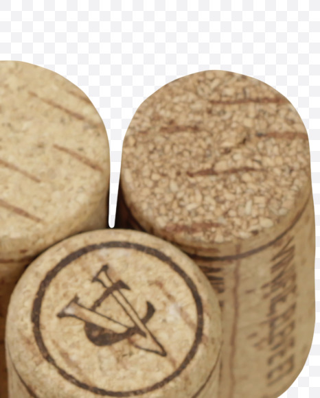 Letter J from Wine Corks Font on Yellow Images Creative Fonts - S42292