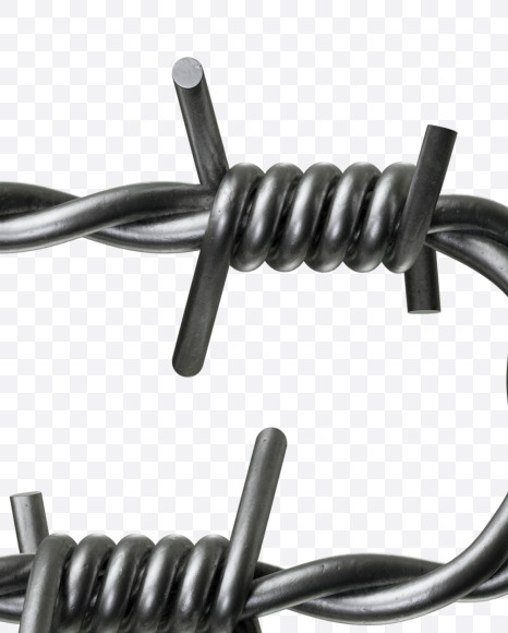 5 from Barbed wire Font on Yellow Images Creative Fonts - S42447