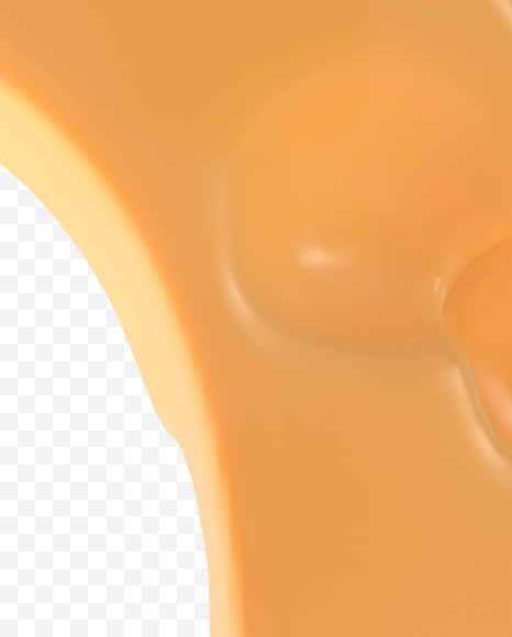 Letter Q from Cheesus Font on Yellow Images Creative Fonts - S42521