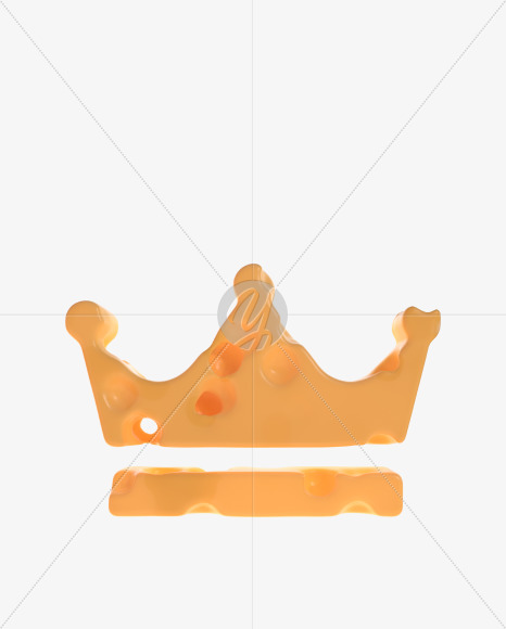 crown from Cheesus Font on Yellow Images Creative Fonts - S42561