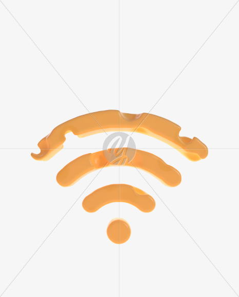 wi-fi from Cheesus Font on Yellow Images Creative Fonts - S42558