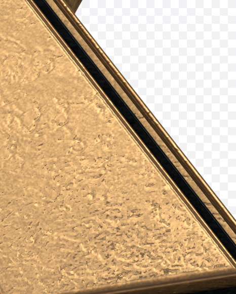 Letter X from Golden Extrude Font on Yellow Images Creative Fonts - S42587