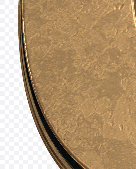 Letter G from Golden Extrude Font on Yellow Images Creative Fonts - S42570