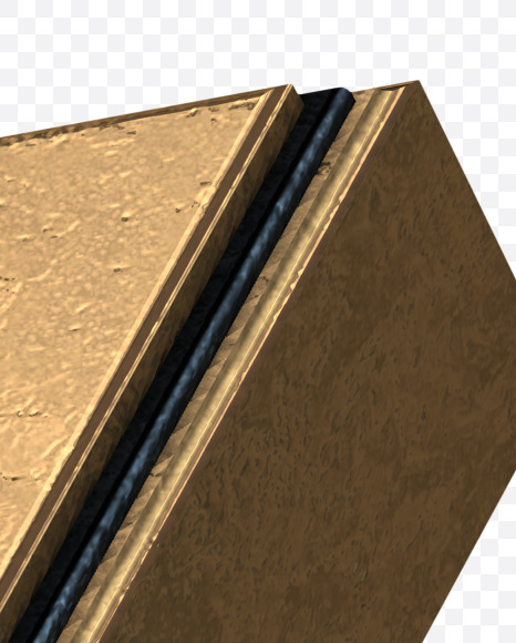 % from Golden Extrude Font on Yellow Images Creative Fonts - S42602