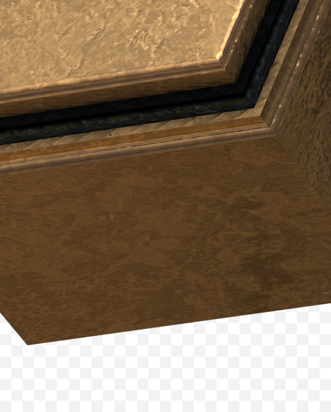 7 from Golden Extrude Font on Yellow Images Creative Fonts - S42596