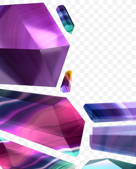 Symbols from Gemstones Font on Yellow Images Creative Fonts - S42996