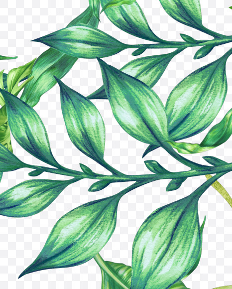 Letter Q from Jungle Font on Yellow Images Creative Fonts - S43016