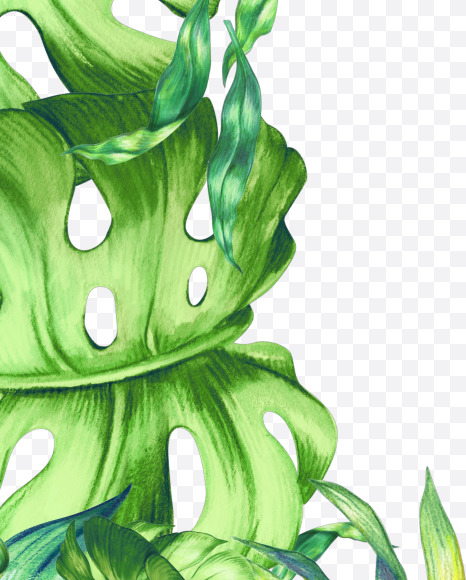 Letter L from Jungle Font on Yellow Images Creative Fonts - S43011