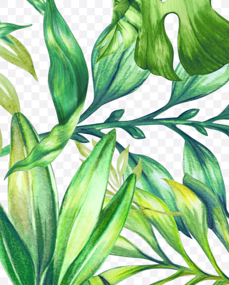 Letter N from Jungle Font on Yellow Images Creative Fonts - S43013