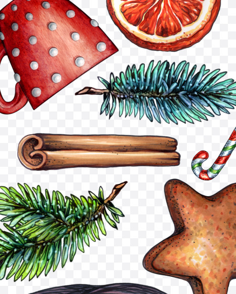Letter W from XmasFont on Yellow Images Creative Fonts - S43206