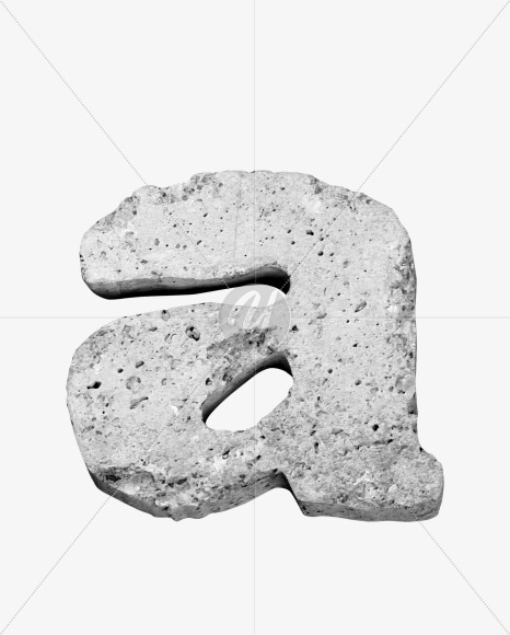 a_lowercase from Concrete #3 Font on Yellow Images Creative Fonts - S43302