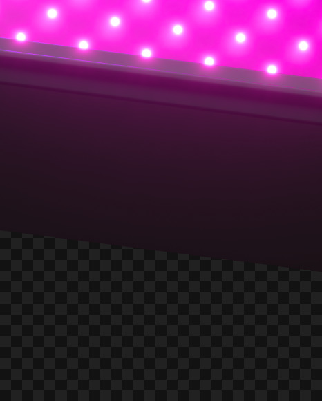 Letter L from Violet Neon LED on Yellow Images Creative Fonts - S43778