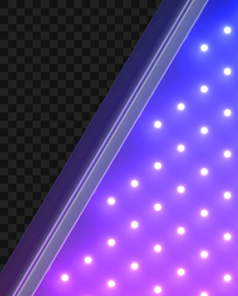 triangle from Violet Neon LED on Yellow Images Creative Fonts - S43811