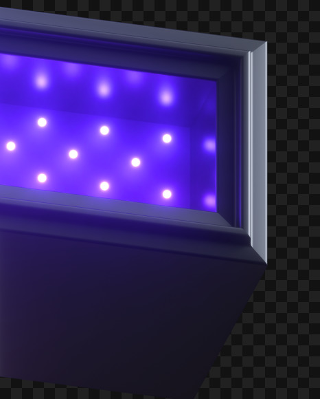 symbols from Violet Neon LED on Yellow Images Creative Fonts - S43752