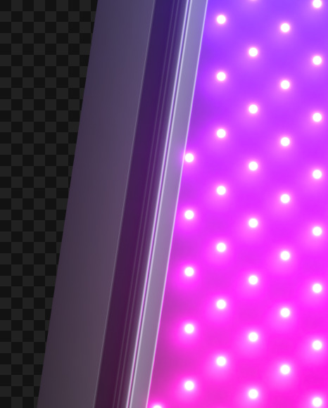 Letter A from Violet Neon LED on Yellow Images Creative Fonts - S43767