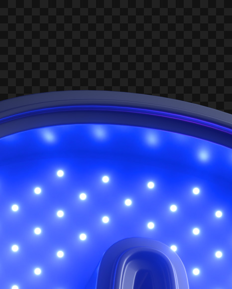 Letter O from Violet Neon LED on Yellow Images Creative Fonts - S43781