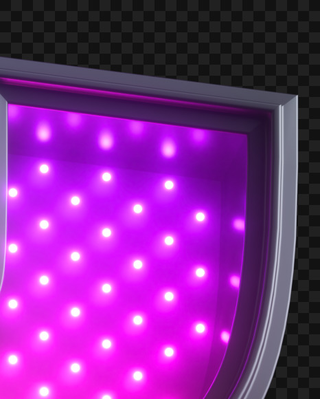 euro from Violet Neon LED on Yellow Images Creative Fonts - S43807