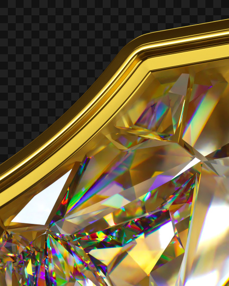 1 from Shine like a diamond Font on Yellow Images Creative Fonts - S44230