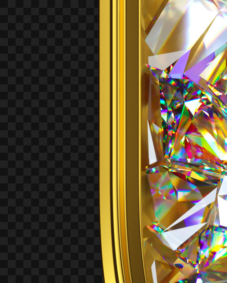 0 from Shine like a diamond Font on Yellow Images Creative Fonts - S44239