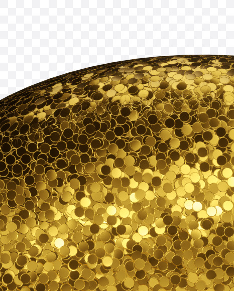 3 from Golden glitter Font on Yellow Images Creative Fonts - S44278