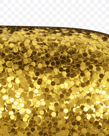 Letter E from Golden glitter Font on Yellow Images Creative Fonts - S44254