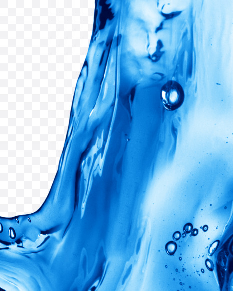 B uppercase from Water alphabet on Yellow Images Creative Fonts - S44357