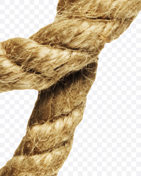 Letter Y from Rope alphabet on Yellow Images Creative Fonts - S44443