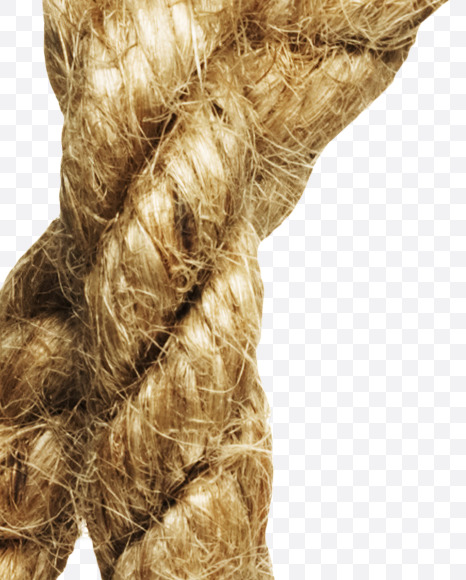 Letter M from Rope alphabet on Yellow Images Creative Fonts - S44431