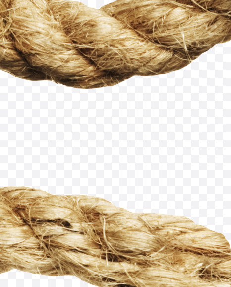 Letter B from Rope alphabet on Yellow Images Creative Fonts - S44420