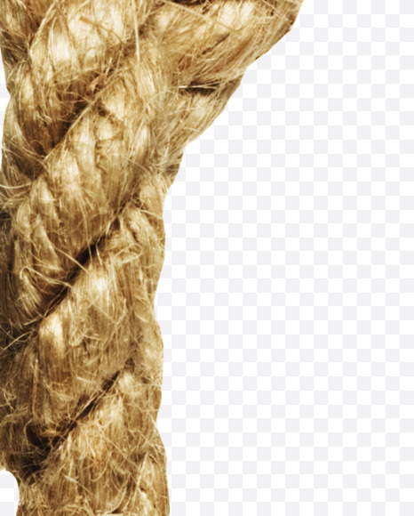 Letter N from Rope alphabet on Yellow Images Creative Fonts - S44432