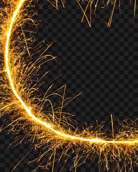 c-lower from Sparkler alphabet on Yellow Images Creative Fonts - S44616