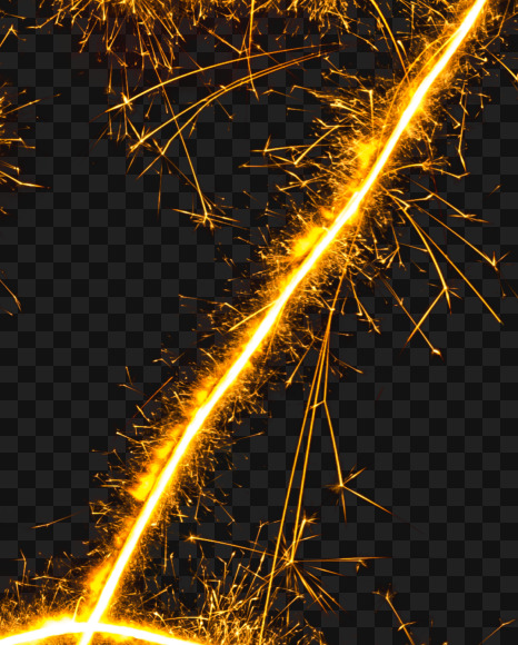 z-lower from Sparkler alphabet on Yellow Images Creative Fonts - S44639